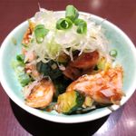 もつやき 松井 - がつの辛味噌和え（600円）