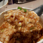 アジトイズム - 【イレギュラー】ポークカレーつけ麺 ajito風（800円）＋〆のリゾット（200円）＠大