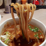 アジトイズム - 【イレギュラー】ポークカレーつけ麺 ajito風（800円）＋〆のリゾット（200円）＠大