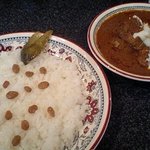ばんこう花・チキンカレー・辛さは「滅」