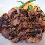 フランチェスカ - 肉料理（ガーリックポークのグリル）＠francesca