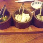 かつ吉 - 漬け物は食べ放題！