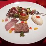 ル・コションドール・キタノ - 前菜盛合せ：自家製と地元産の美しさと美味しさ