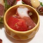 ル・コションドール・キタノ - 前菜盛合せ：泉州産真蛸のマリネ