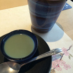 鮨長 - よもぎのゼリー レモン蜜添え♡美味しかったー♡