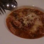 オステリア ブッコ - トリッパとちりめんキャベツの煮込み