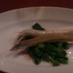 オステリア ブッコ - イカナゴと菜の花のソテー