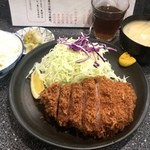 とんかつ檍 - 2016/3_上ロースかつ定食（1,500円）