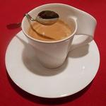 ル・コションドール・キタノ - ドリンク：ホットコーヒー　面白いカップとスプーン