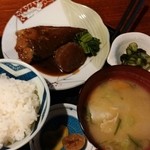 和 - 料理写真:今回の鯖の味噌煮定食　定価650円