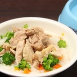 Kafeandodainingurokkorokko - ペット食育士のわんこメニュー鶏肉と野菜のリゾット