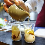 中国菜 火ノ鳥 - 鴛鴦茶のゼリー