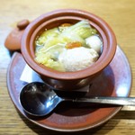 中国菜 火ノ鳥 - 冬野菜と鶏団子の蒸しスープ         