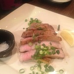 鉄板焼さくら - 米沢豚の岩塩焼き