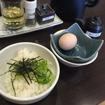 名古屋コーチンラーメン - たまごかけごはん