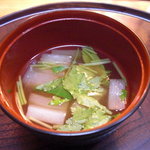 京都岡崎 いく田 - 味噌汁。