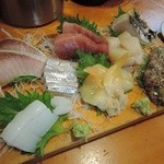 谷中 鳥よし - 刺身盛合せ