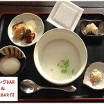 工場レストラン健食たぬみせ - 朝がゆ