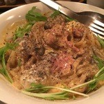 立ち呑み クック オッソ オッセョ! - 牡蠣のカルボナーラ