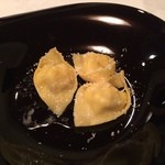 森の中のレストラン こどう - フォアグラアジアゴチーズのラビオリ