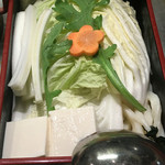 しゃぶ亭 - 定食の野菜盛り