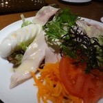 Rubushon - 「糸島野菜と自家製シャルキュトリ、つまんでご卵」のプレート