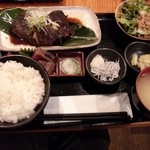 Sakana To Sake Hanatare - 銀だらかま煮付&お刺身４種盛り定食