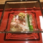 鈴なり - 毛ガニと土佐酢のジュレ