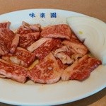 味楽園 - バラ定食のバラ肉