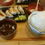 肉汁餃子のダンダダン - 餃子ライスご飯大盛