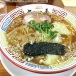 ちばき屋 - 支那そば醤油ワンタン入り