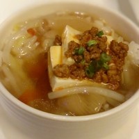 四川名菜 川府 - MoMo-jiri特製¨フカヒレまんま¨
                ご飯に麻婆豆腐とフカヒレとスープをかけて食べると☆☆☆☆