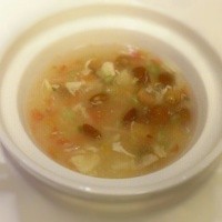 四川名菜 川府 - トマトとキノコのスープは上品な味わい(*´-`)うまいね～