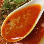 175°DENO担担麺 - 【2016年02月】汁有：すごくシビれる、のスープアップ。