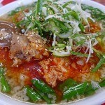 とん平食堂 - 辛口ホルモン麺