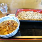 そば処 大和 - 鶏もつせいろ（800円）