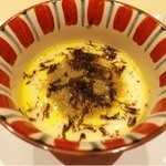 鮨 竜介 - 2016.3.  フォワグラとトリュフ入り茶碗蒸し