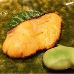 鮨 竜介 - 2016.3.  桜鱒の幽庵焼き