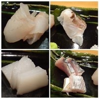 月の木 - ◆烏賊・鰆・主人には「関サバ」、「私にはアイナメ」、「鯛」「鰆」など。
                この「鰆」美味しいですよ。こちらでも中々手に入らないほどの品だとか。