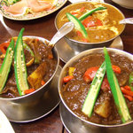 トマト - カレー3種！