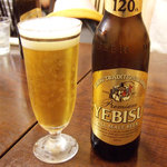 トマト - エビスビール(520円)