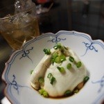 石ばし - お通し　ざる豆腐