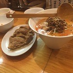 かつぎや - 排骨担々麺（辛さ普通）