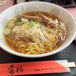 亀福食堂 - 2016年3月　ラーメン大盛り（750円）