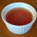 カフェ・ドゥ・トワ - セットのスープ