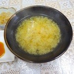 Sengyoshokudou Kawashima - 3色定番丼に付くカニ汁
