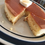 喫茶 月森 - 分厚いホットケーキ