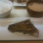 Manaita - だるまマグロのアゴ焼き＋白飯＋なめこの味噌汁