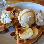 ログハウス - 半分ワッフル