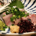 こま - アジ刺身